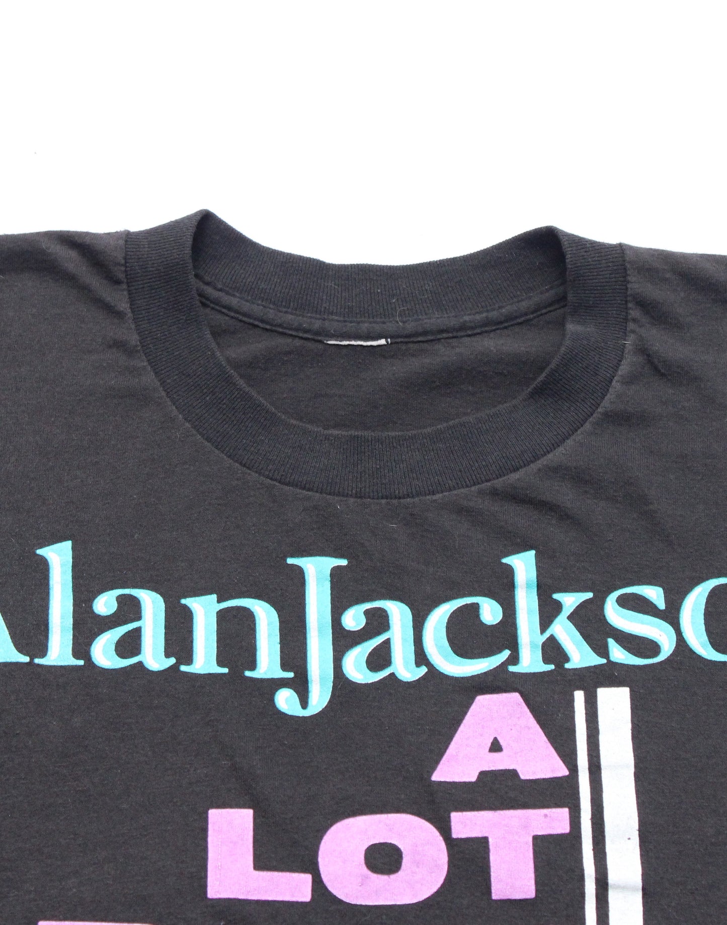 1992 Size Large Alan Jackson "A Lot About Livin'" Tee Shirt