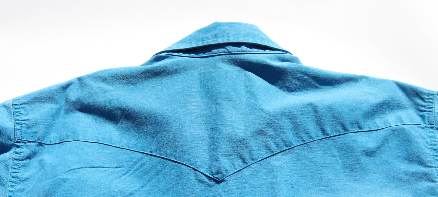 1990's Size XXL Wrangler Brushpopper Button Up shirt