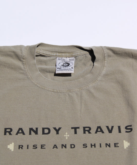 1990's Size XL Randy Travis "Rise And Shine" Long Sleeve Shirt