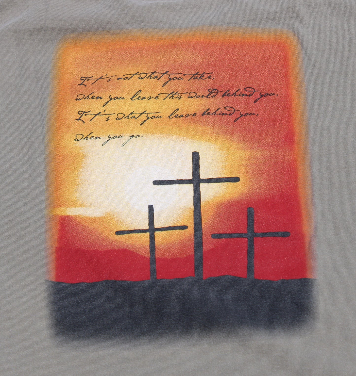 1990's Size XL Randy Travis "Rise And Shine" Long Sleeve Shirt