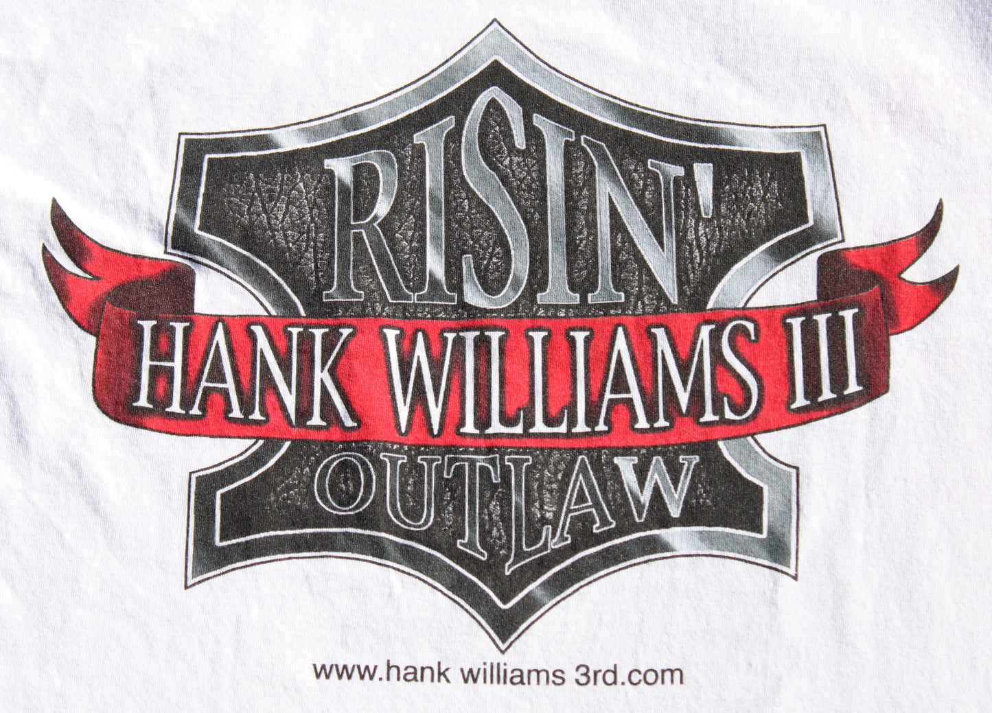 1990's Size XXL Hank Williams III "The Tradition Lives On" Tee Shirt