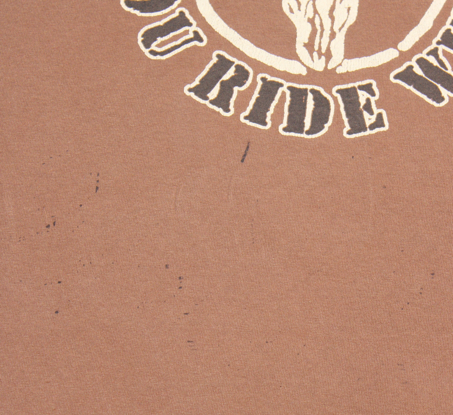 1990's Size Large Brooks And Dunn "You Are Who You Ride With" Tee Shirt