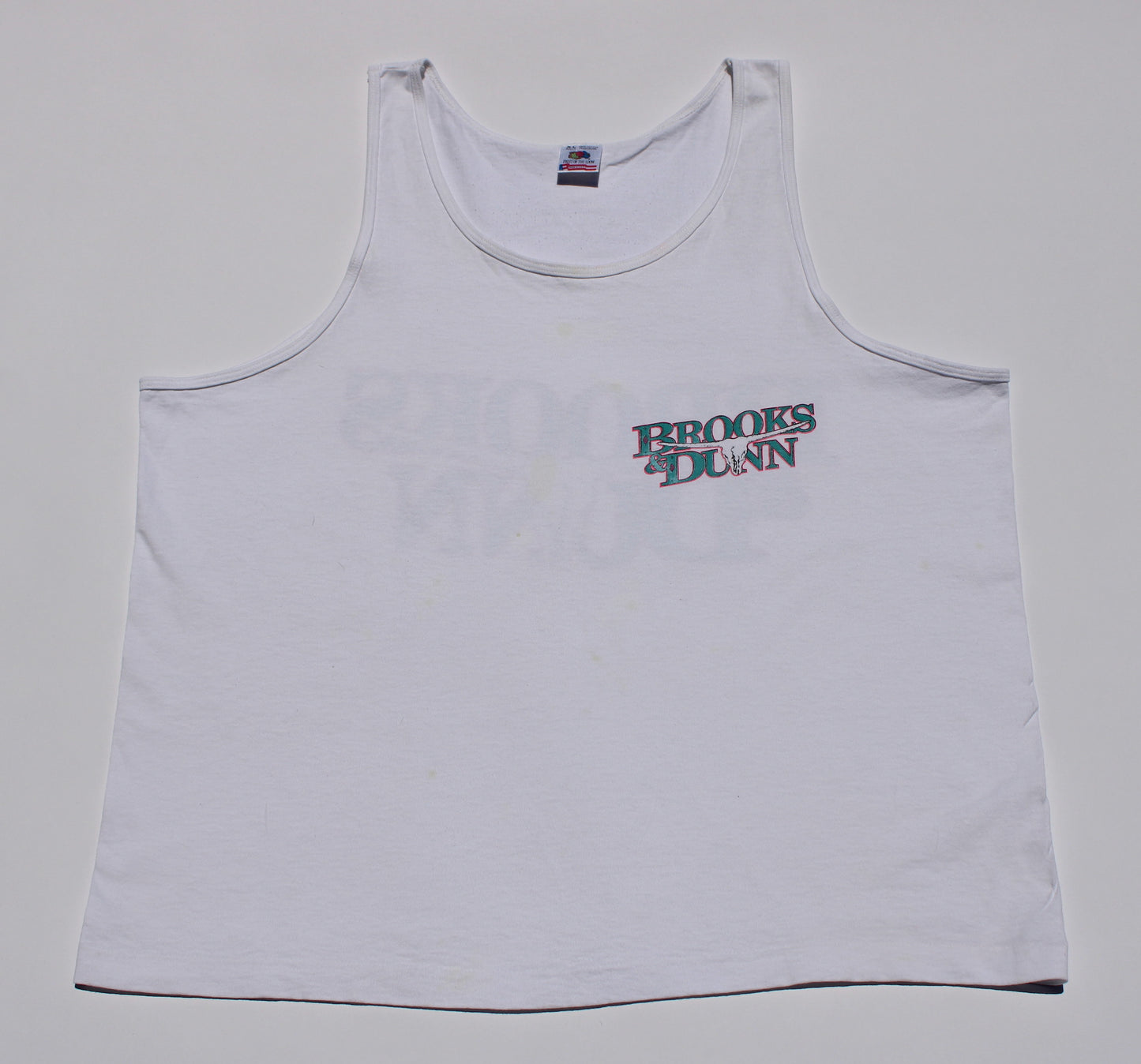 1990's Size XL Brooks & Dunn "Neon" Tank Top