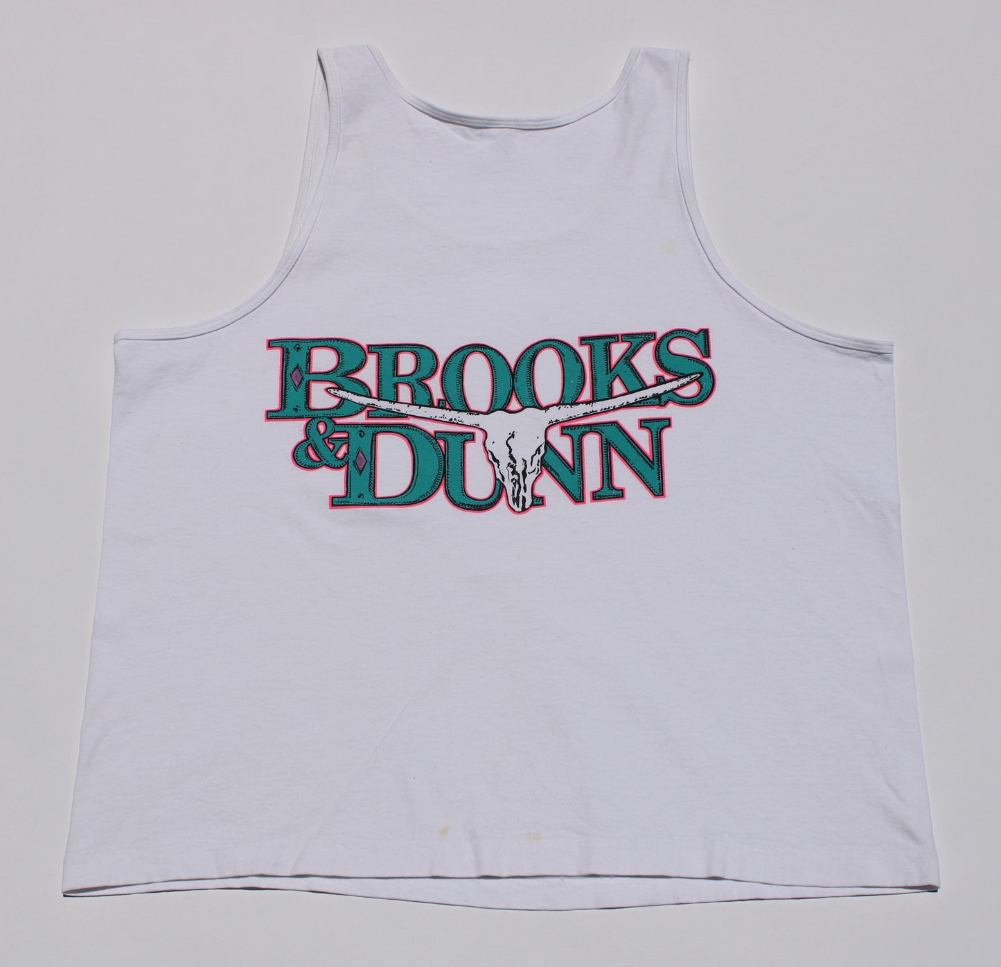 1990's Size XL Brooks & Dunn "Neon" Tank Top