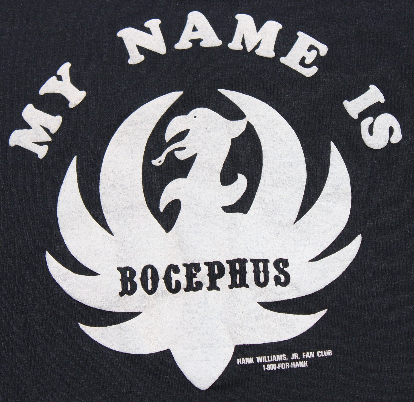 1990's Size Large Hank Williams Jr. "Bocephus" Tee Shirt