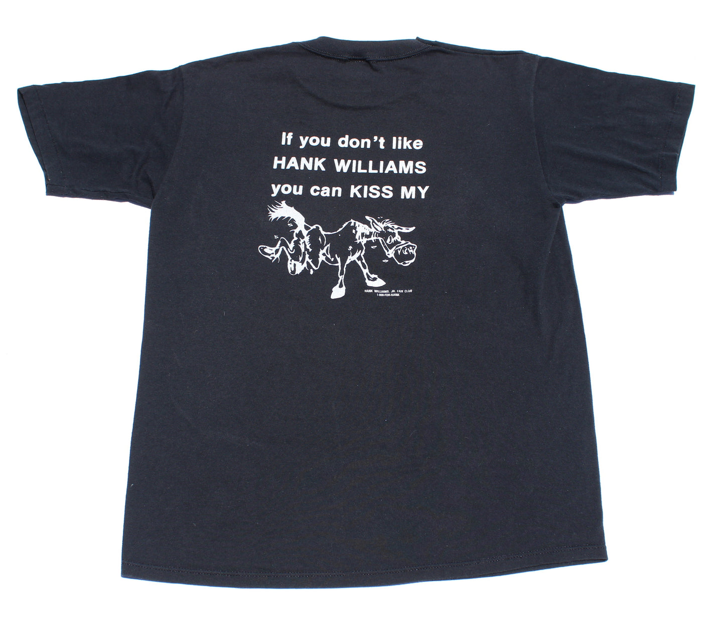 1980's Size Large Hank Williams Jr. "Kiss My..." Tee Shirt