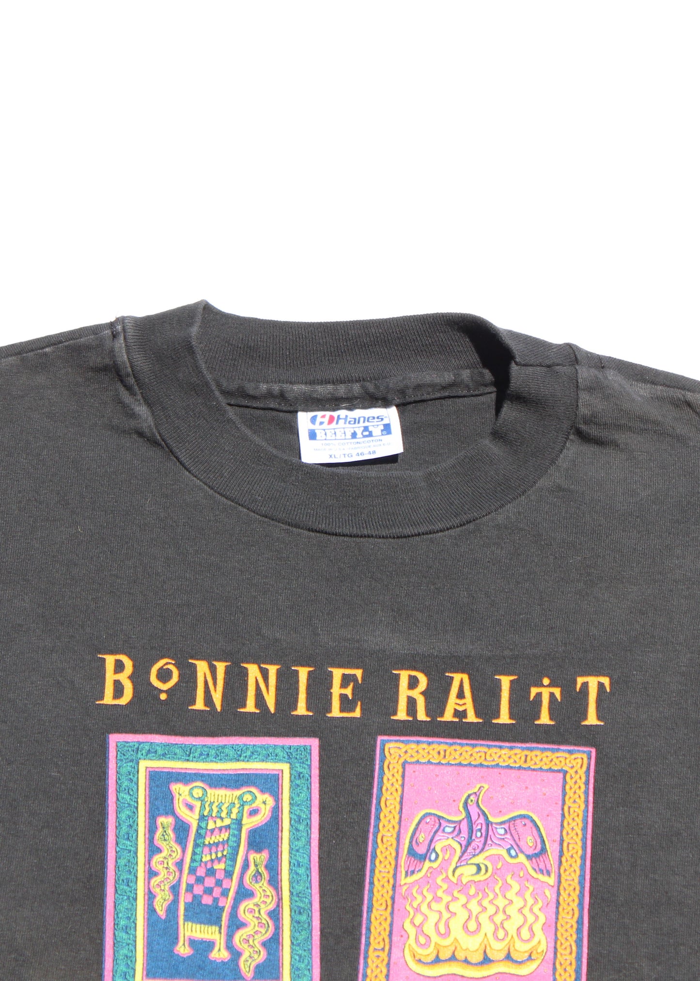 1991 Size XL Bonnie Raitt "Luck Of The Draw Tour" Tee Shirt