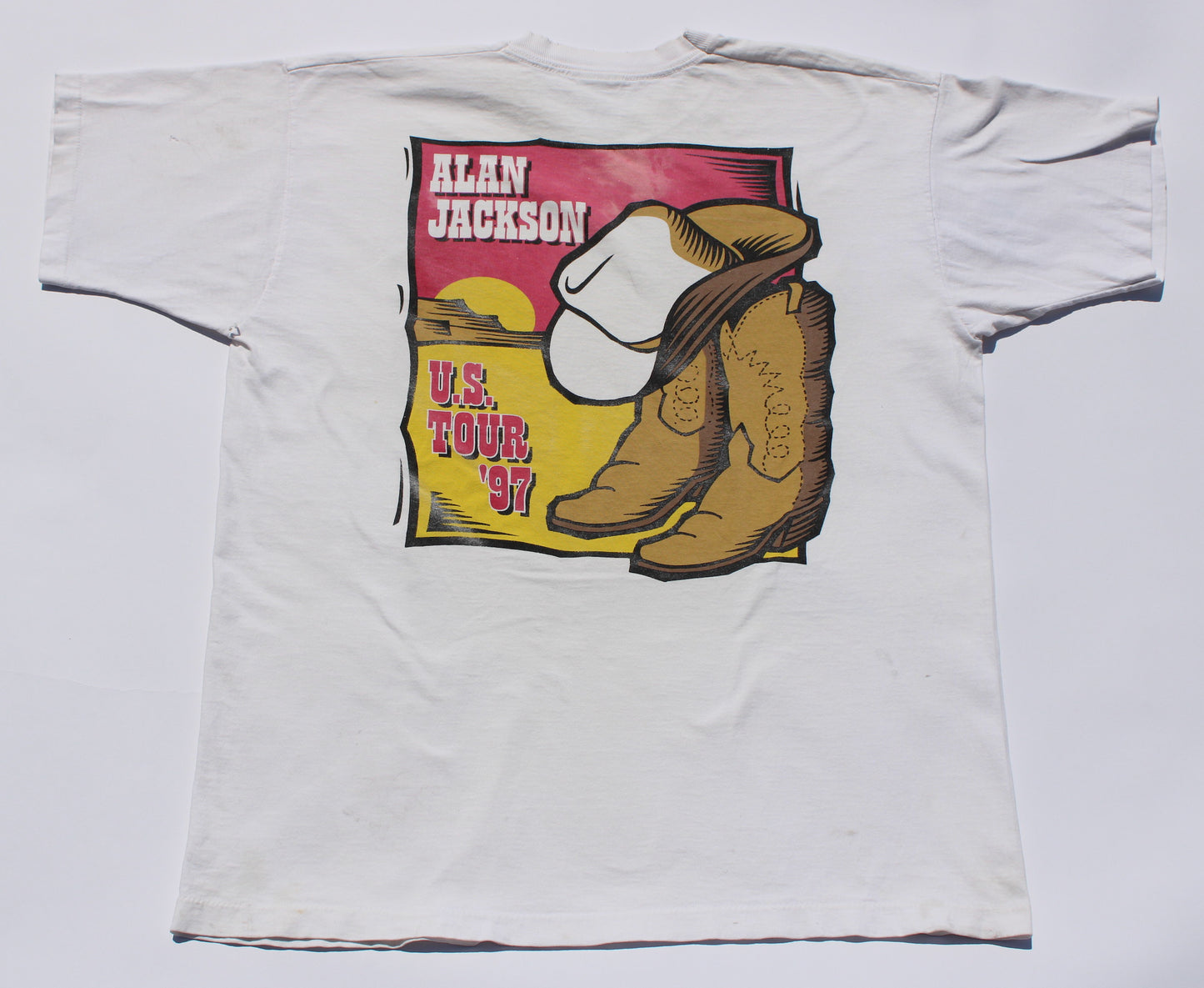 1997 Size XL Alan Jackson "Parking Lot" Tee Shirt