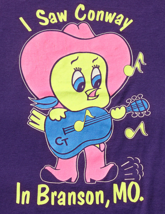 1990's Size Large Conway Twitty "Twitty Bird" Tee Shirt