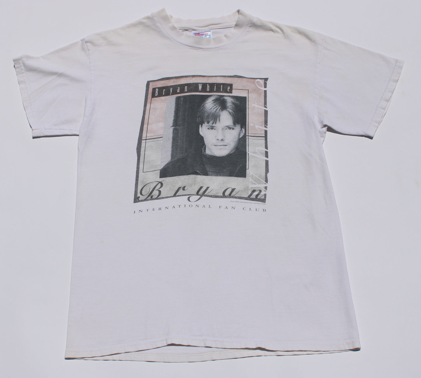 1997 Size Medium Bryan White "Intl Fan Club" Tee Shirt