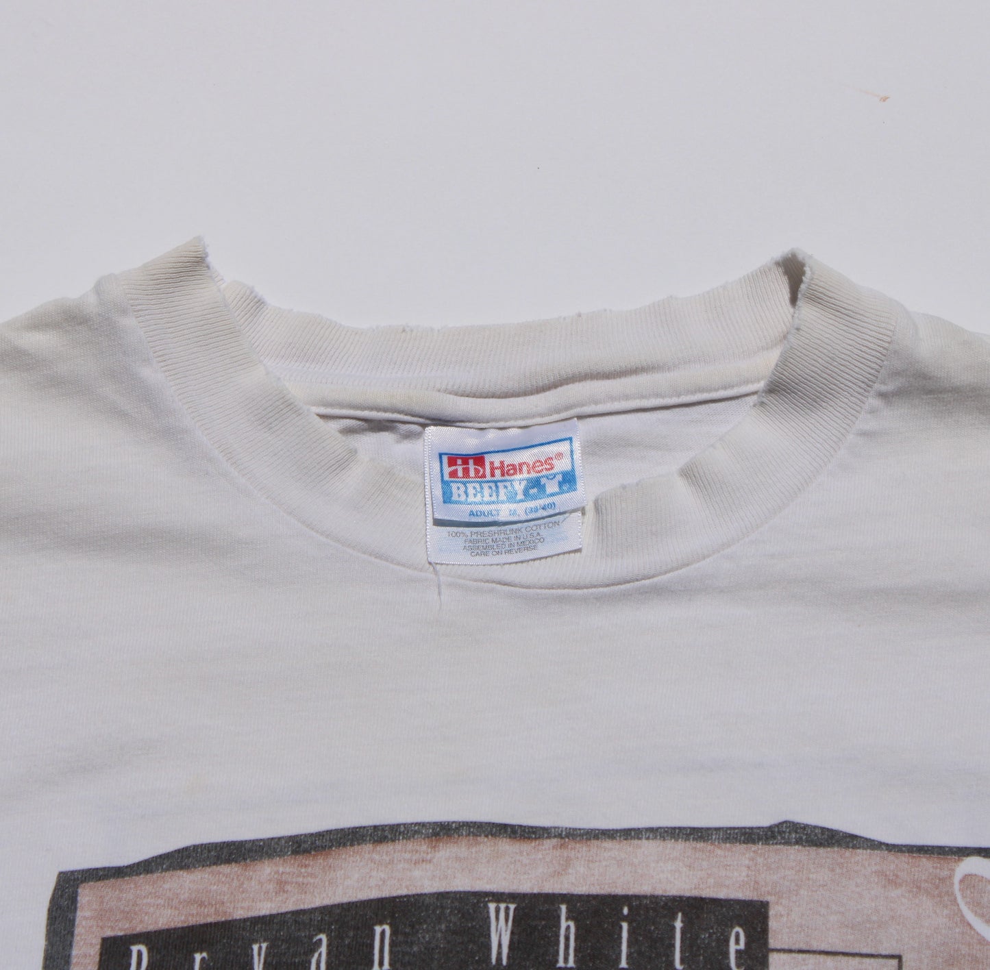1997 Size Medium Bryan White "Intl Fan Club" Tee Shirt