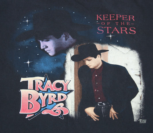 1990's Size XL Tracy Byrd "Keeper Of The Stars" Tee Shirt