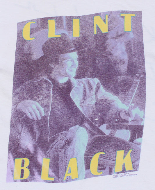 1989 Size Medium Clint Black "Killing Time Tour" Tee Shirt