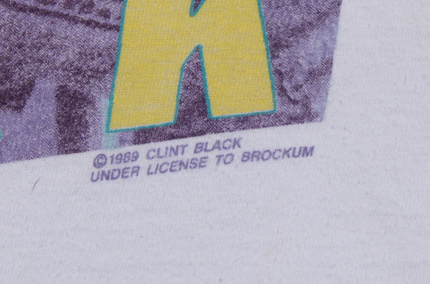 1989 Size Medium Clint Black "Killing Time Tour" Tee Shirt