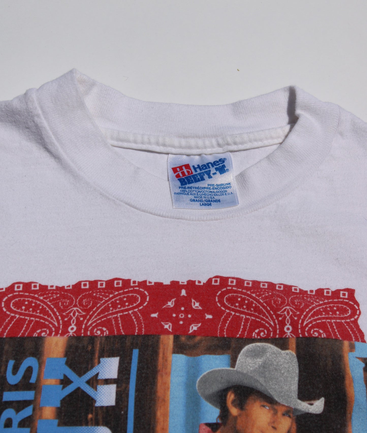 1994 Size Large Chris LeDoux "Western Underground" Tee Shirt