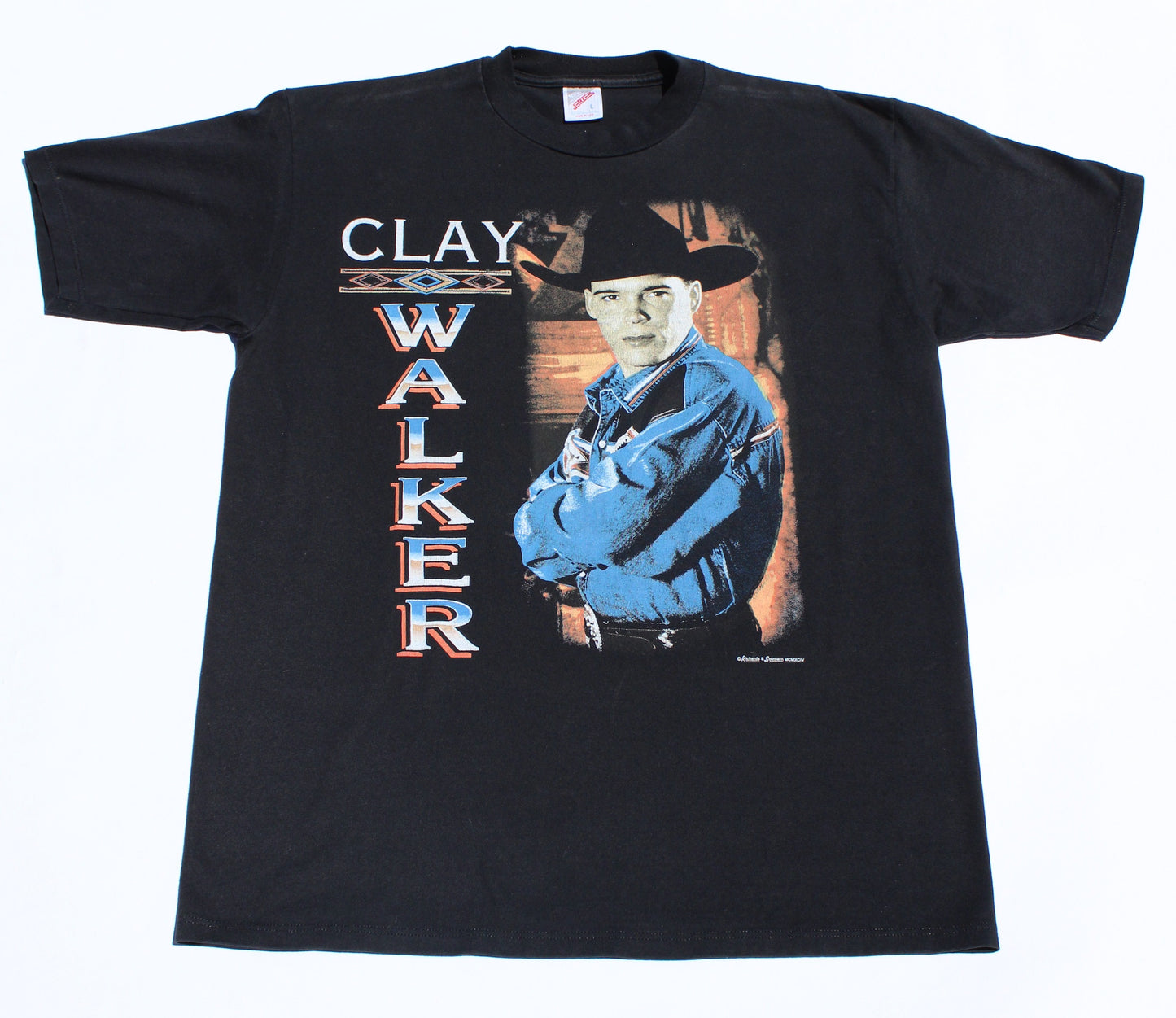 1994 Size XL Clay Walker "Tour" Tee Shirt