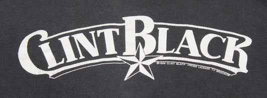 1989 Size Large Clint Black "Logo" Tank Top