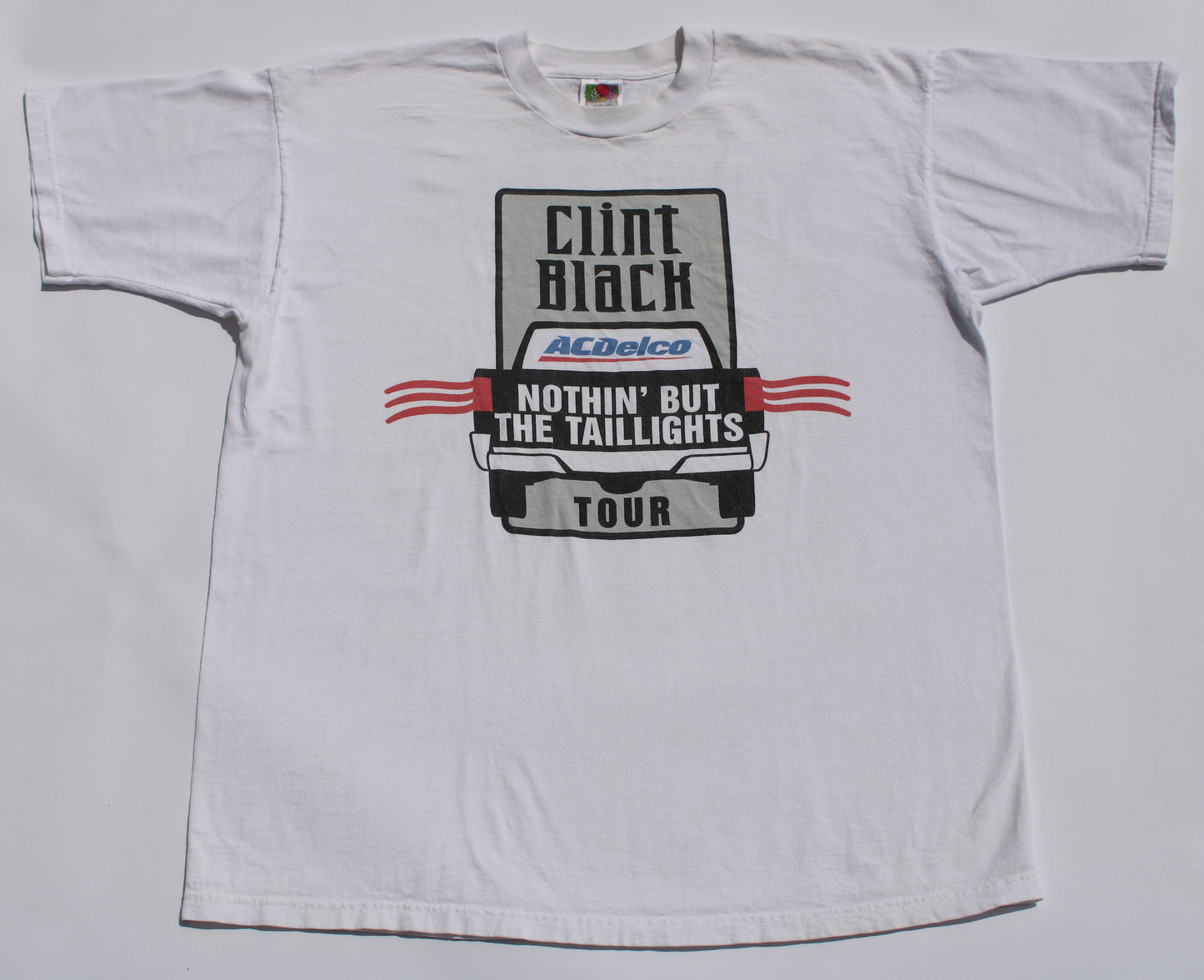 1990's Size XL Clint Black "Nothing But The Taillights Tour" Tee Shirt