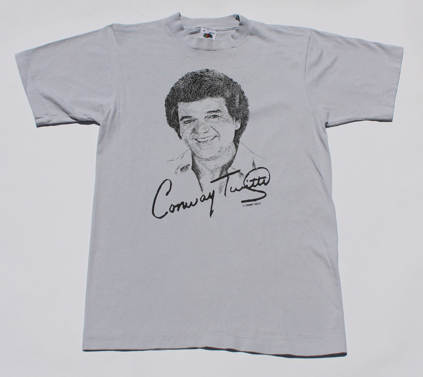 1990's Size Medium Conway Twitty "Face" Tee Shirt