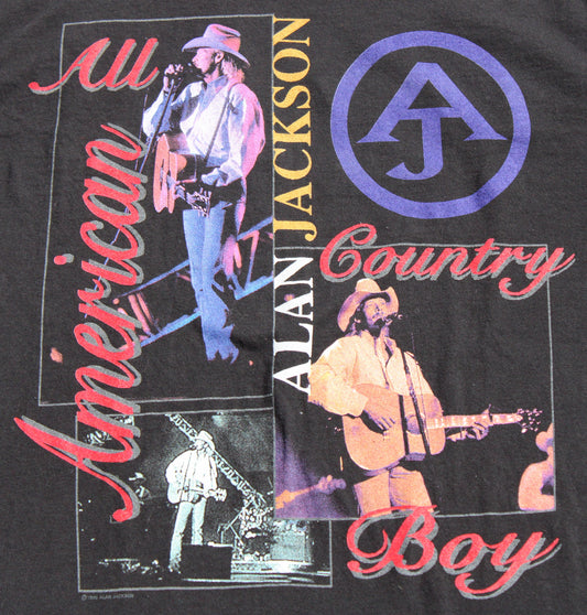 1995 Size Large Alan Jackson "All American Country Boy" Tee Shirt