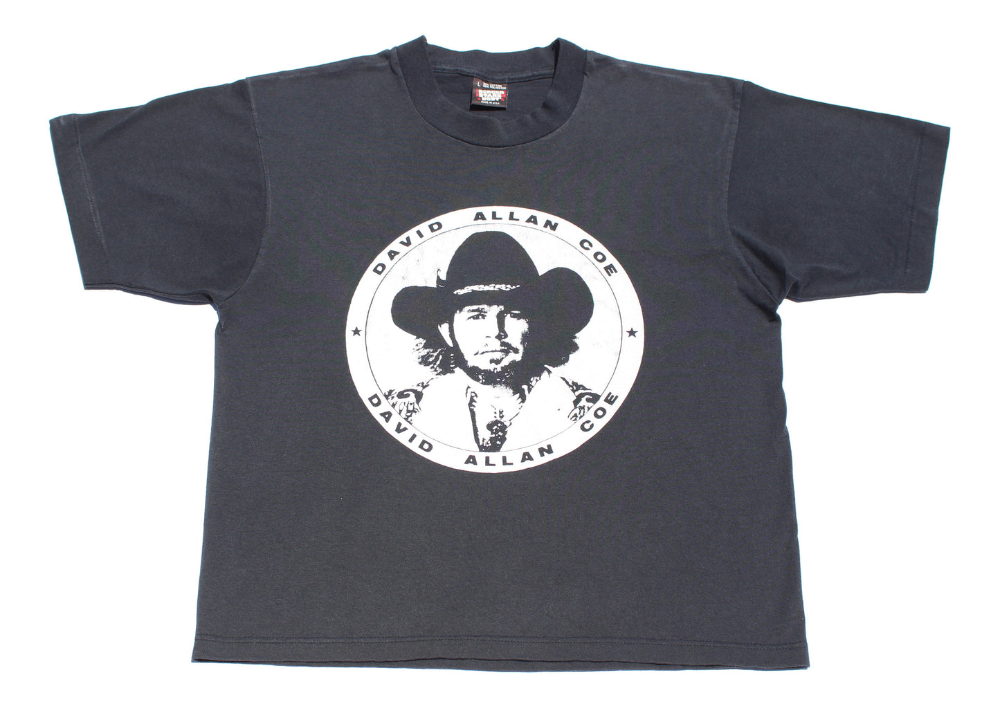 1980's Size Medium David Allan Coe "Picture" Tee Shirt
