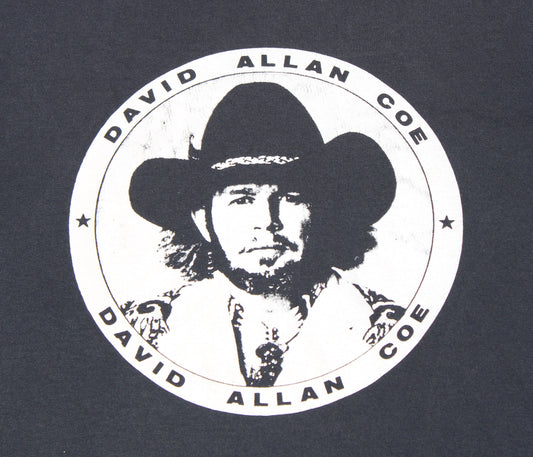 1980's Size Medium David Allan Coe "Picture" Tee Shirt
