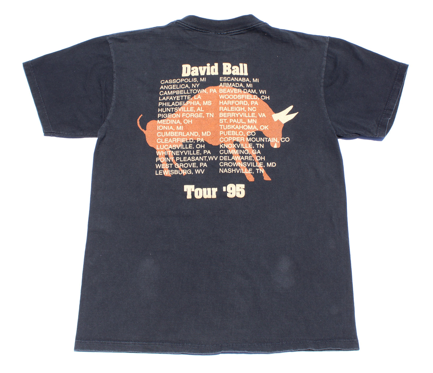 1995 Size Large David Ball "Tour 95" Tee Shirt