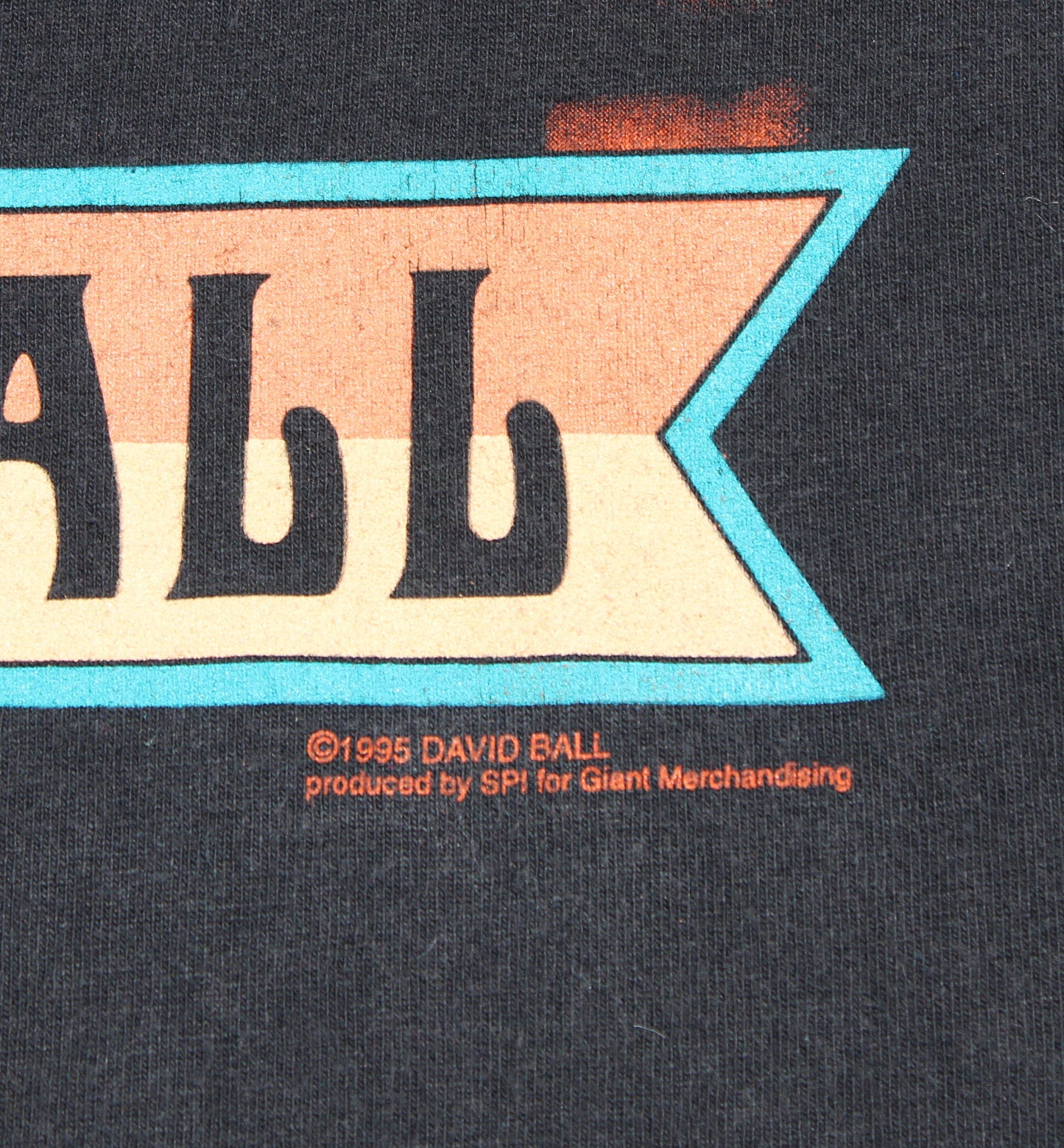 1995 Size Large David Ball "Tour 95" Tee Shirt