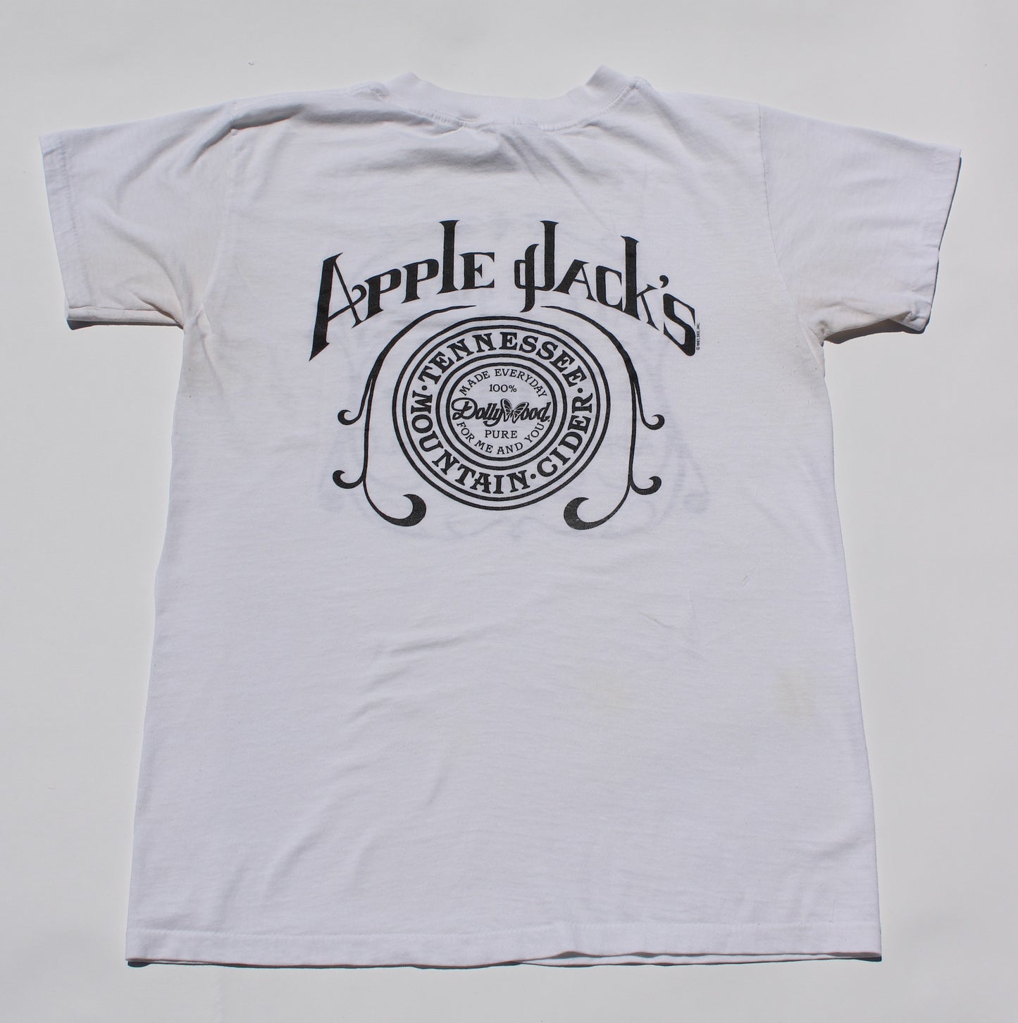 1987 Size Medium Dolly Parton "Apple Jacks Cider-Dollywood" Tee Shirt