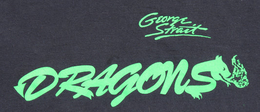 1990's Size Large George Strait "Dragons" Long Sleeve Shirt