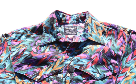 1990's Size XL Wrangler Rodeo Button Up shirt