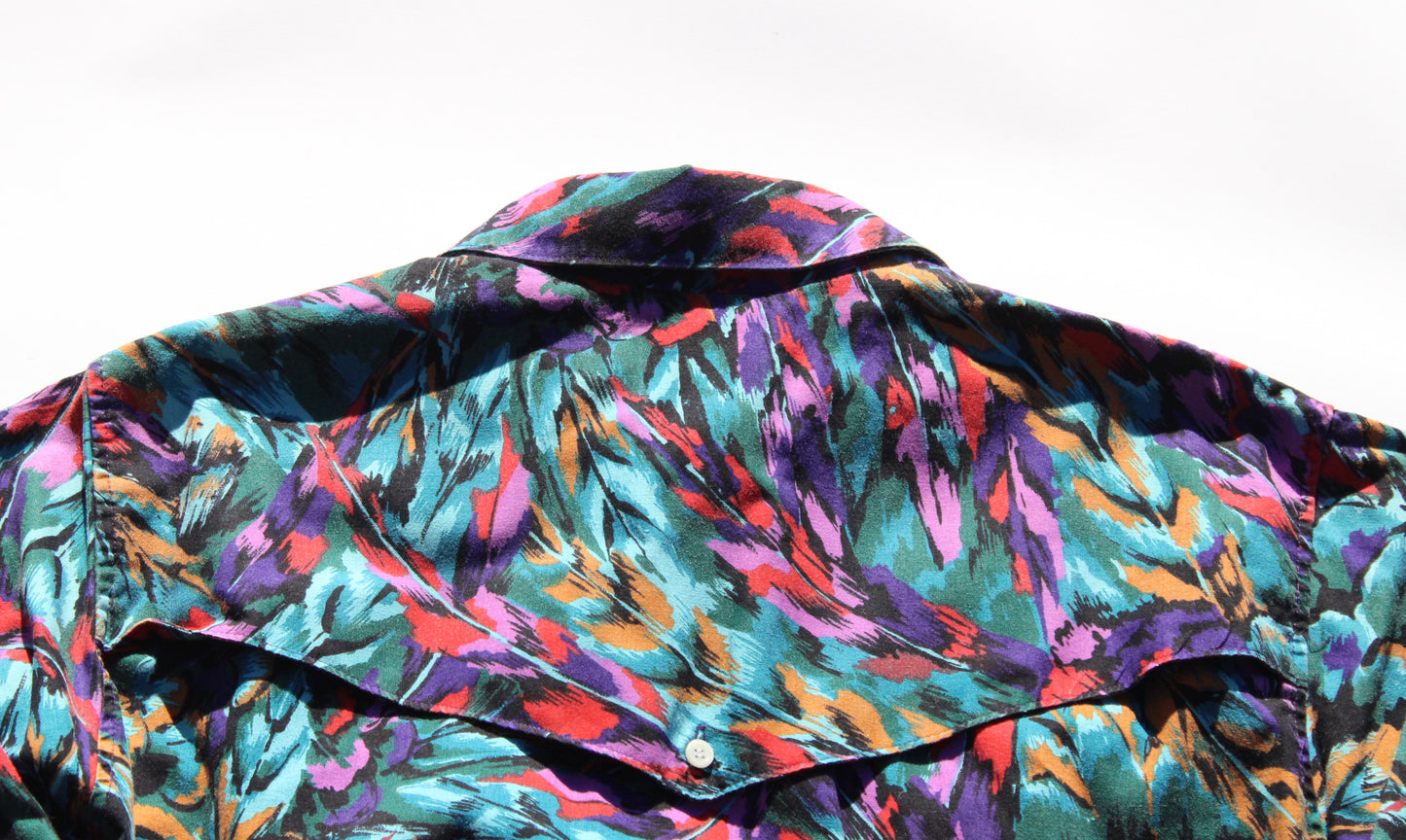 1990's Size XL Wrangler Rodeo Button Up shirt