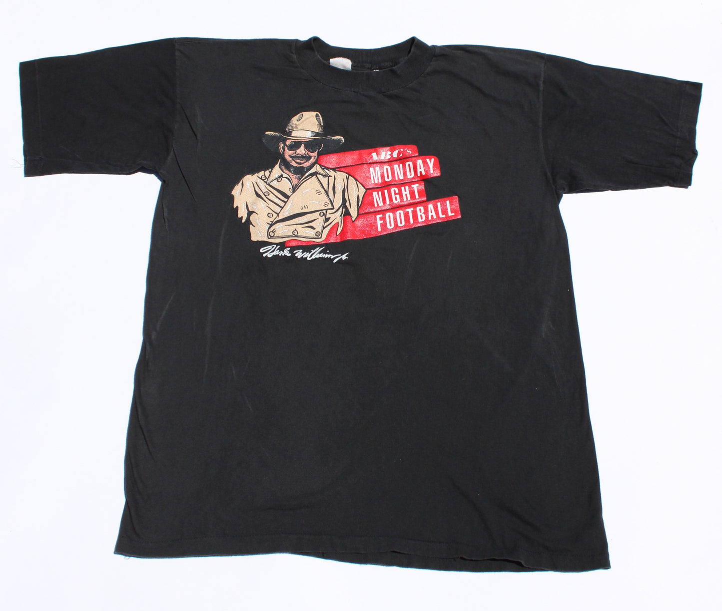 1990's Size Large Hank Williams Jr. "Monday Night Football" Tee Shirt