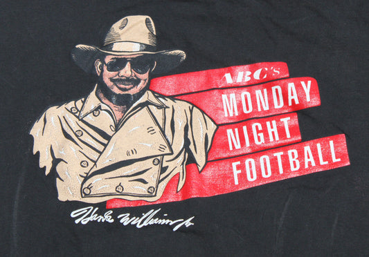 1990's Size Large Hank Williams Jr. "Monday Night Football" Tee Shirt