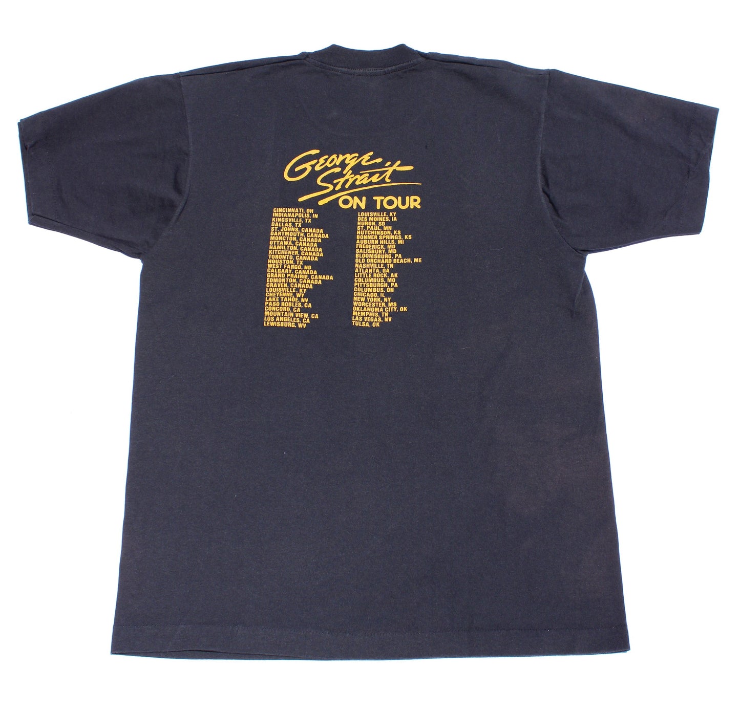 1988 Size Medium George Strait "Tour" Tee Shirt