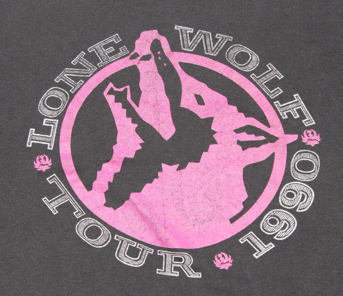1990 Size Medium Hank Williams Jr. "Lone Wolf Tour" Tee Shirt