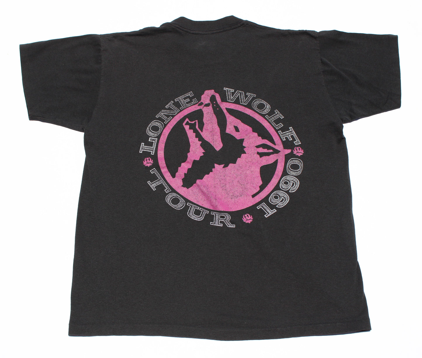 1990 Size Medium Hank Williams Jr. "Lone Wolf Tour" Tee Shirt