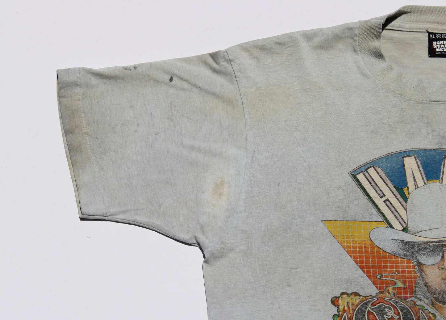 1990's Size Large Hank Williams Jr. "Double Eagle Tour" Tee Shirt