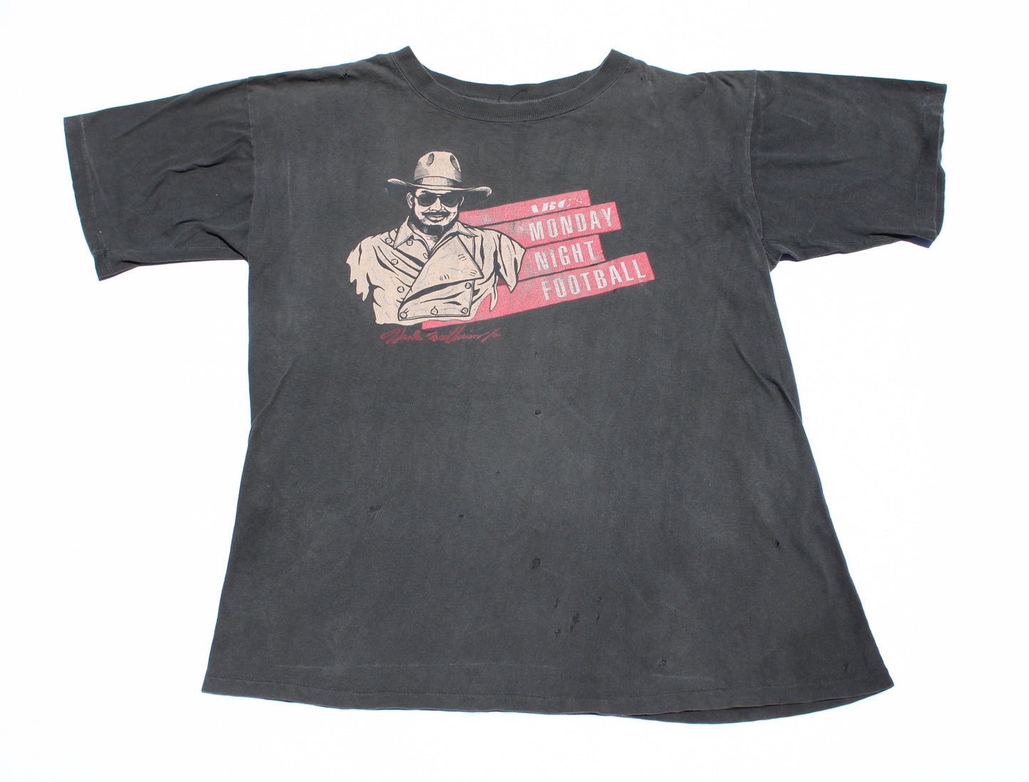 1990's Size Large Hank Williams Jr. "Monday Night Football" Tee Shirt