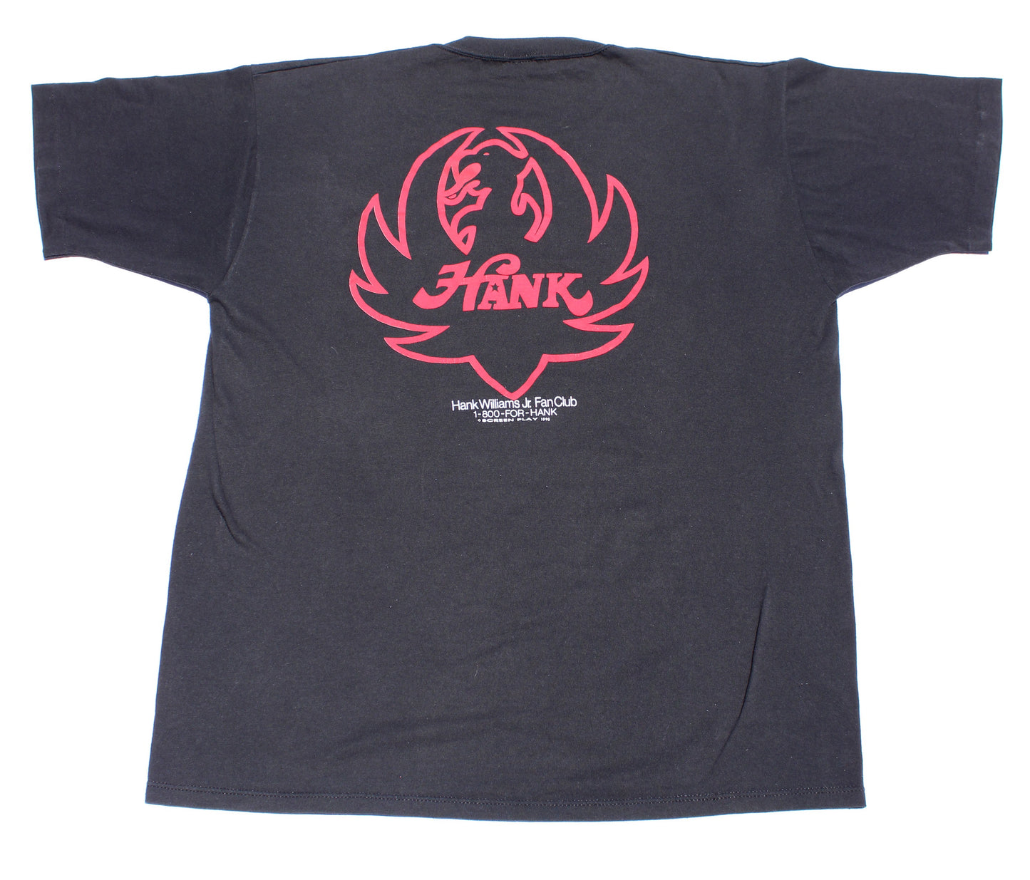 1990 Size XL Hank Williams Jr. "Lone Wolf Tour" Tee Shirt