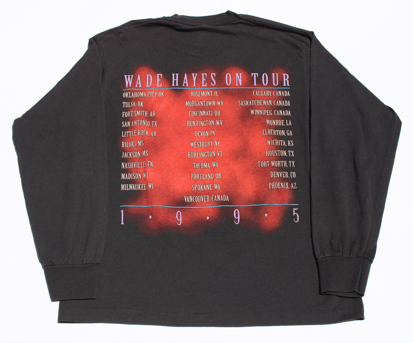 1995 Size Large Wade Hayes "What I Meant To Say" Long Sleeve Shirt