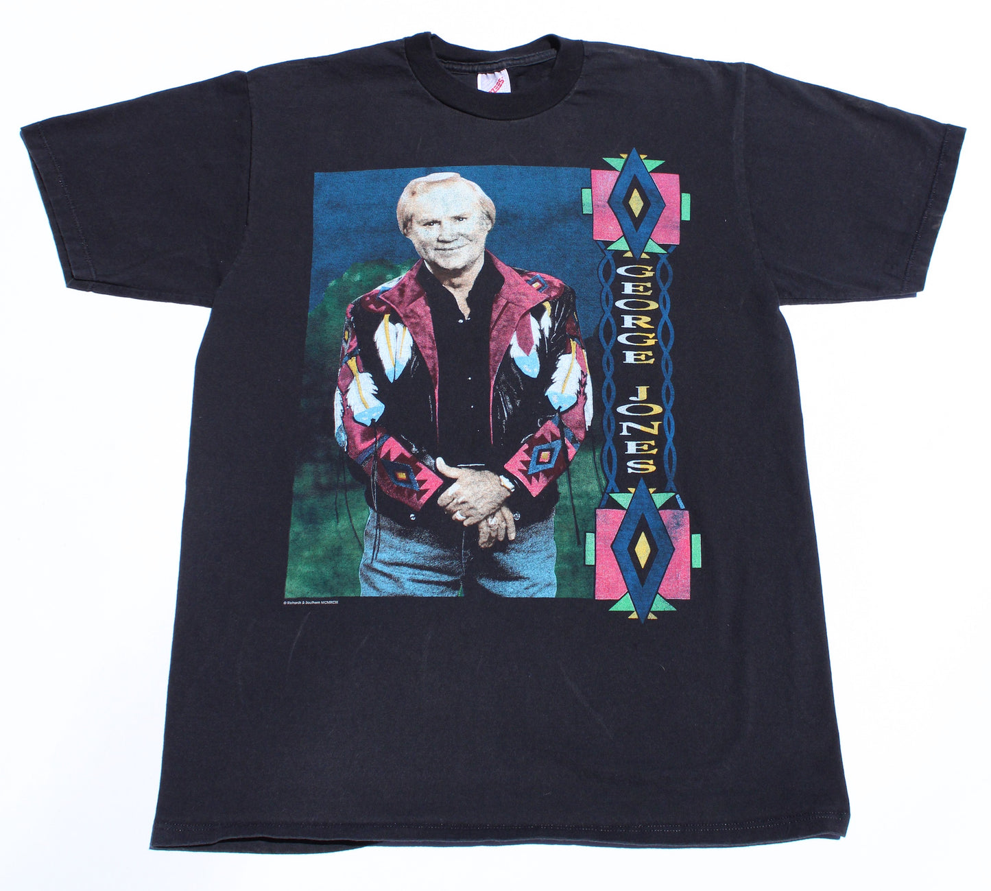 1993 Size Large George Jones "High Tech Redneck" Tour Tee Shirt