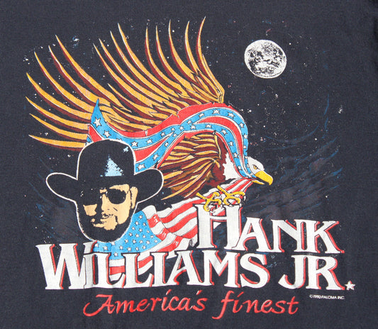 1990 Size Large Hank Williams Jr. "America's Finest" Tee Shirt