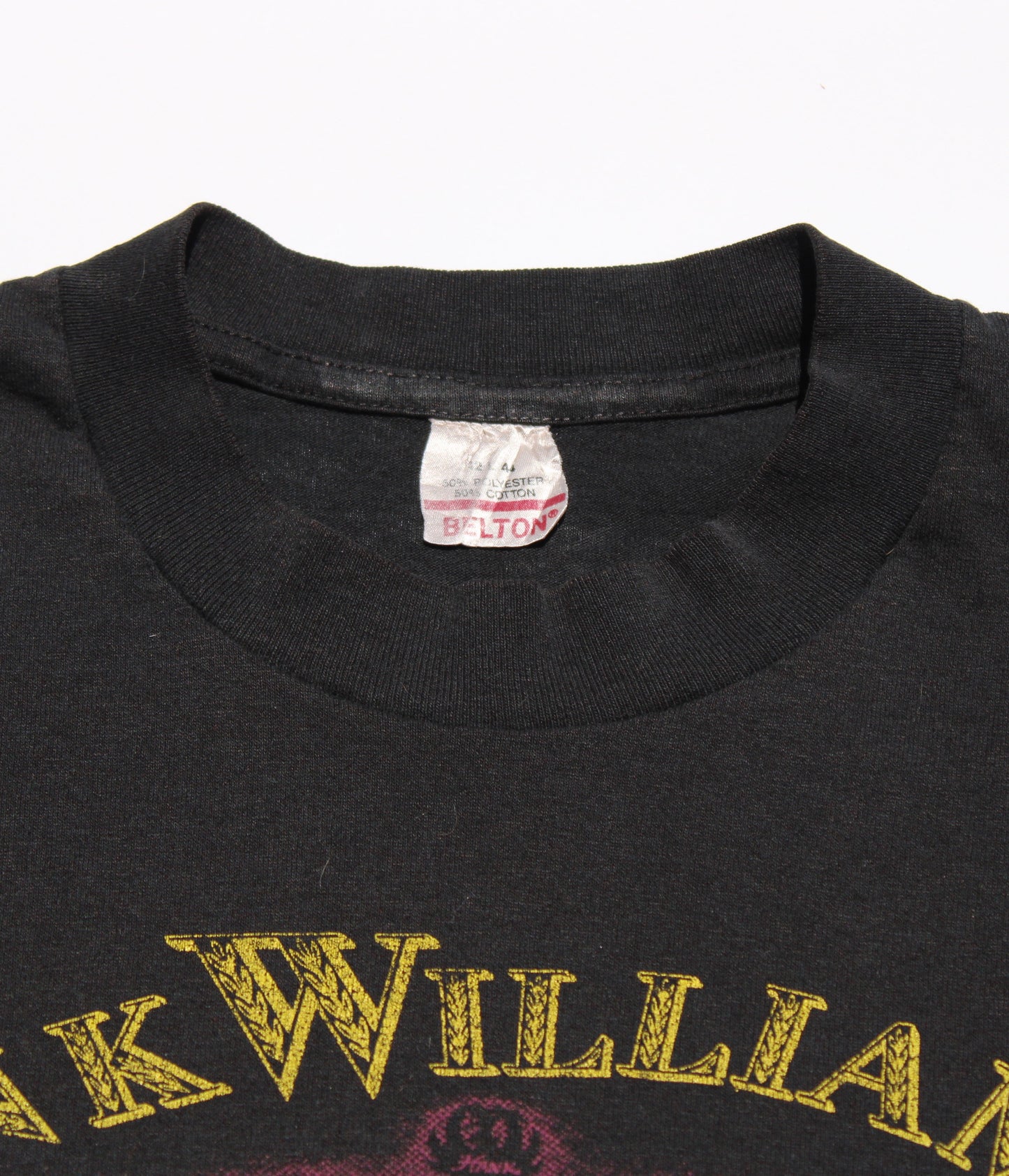 1990 Size Medium Hank Williams Jr. "Lone Wolf Tour" Tee Shirt