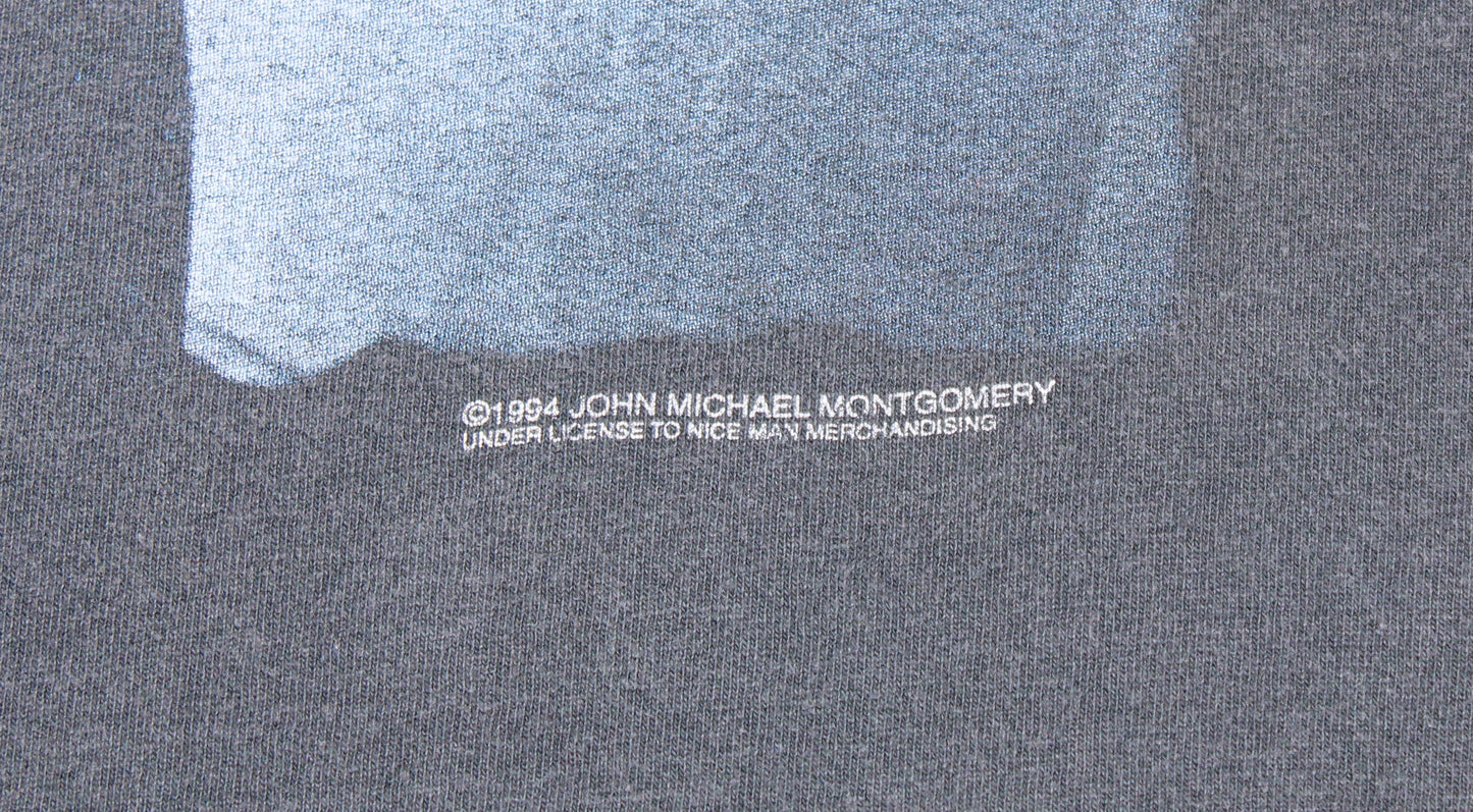 1994 Size XL John Michael Montgomery "Tour 95" Tee Shirt