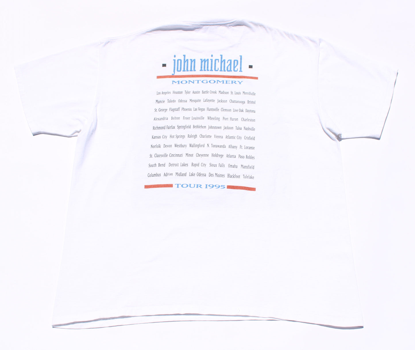 1994 Size XXL John Michael Montgomery "Tour" Tee Shirt