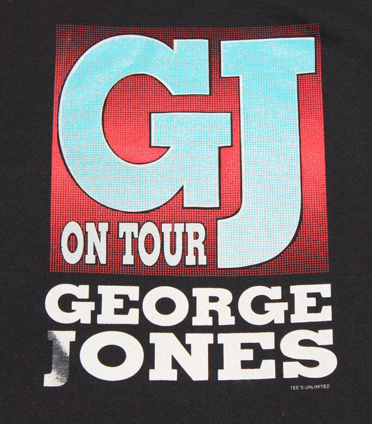 1990's Size Medium George Jones "On Tour" Tee Shirt