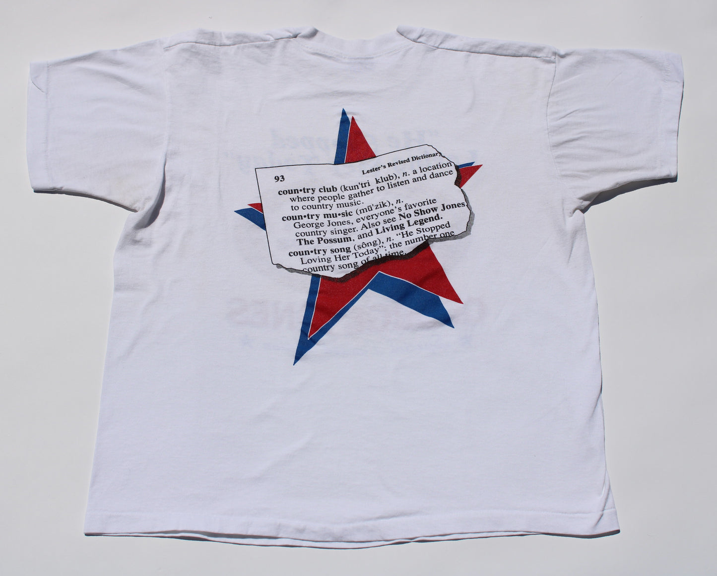 1990's Size XL George Jones "Number One Hit" Tee Shirt