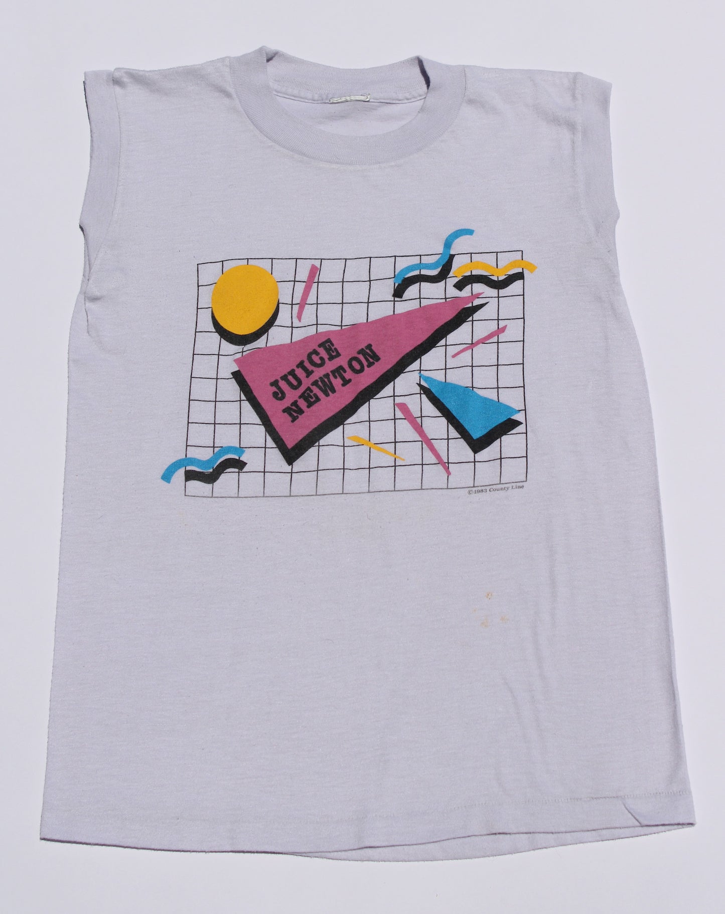 1983 Size Small Juice Newton "Dirty Looks" Sleeveless Shirt