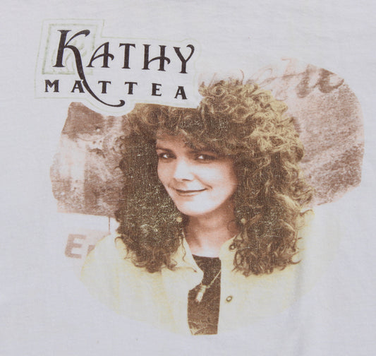 1980's Size Large Kathy Mattea "Face" Tee Shirt